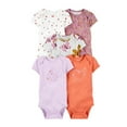 thumbnail image 1 of Summer New Baby Short Sleeve Bodysuits Layette 5PCS Sets Cartoon Printed Onesie Comfort Dailywear 3-6 month, 1 of 3