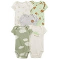 thumbnail image 1 of Summer New Baby Short Sleeve Bodysuits Layette 5PCS Sets Cartoon Printed Onesie Cute Dailywear 18M, 1 of 2