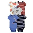 thumbnail image 1 of Summer New Baby Short Sleeve Bodysuits Layette 5PCS Sets Cartoon Printed Onesie Cute Dailywear 3-6 month, 1 of 2