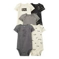 thumbnail image 1 of Summer New Baby Short Sleeve Bodysuits Layette 5PCS Sets Cartoon Printed Onesie Relaxed Fit Dailywear 18-24 month, 1 of 2