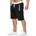 thumbnail image 1 of Summer New Cotton Casual Shorts Men High Quality Fashion Print Short Pants Men Side Pockets Zip Outdoor Running Loose Shorts, 1 of 5