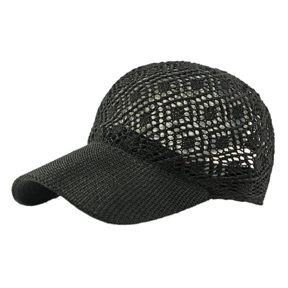 Summer New Hat for Women, Shiny Silk Hollow Mesh Baseball Cap, Korean Fashion Versatile Duckbill Cap, Sun Hat Trend