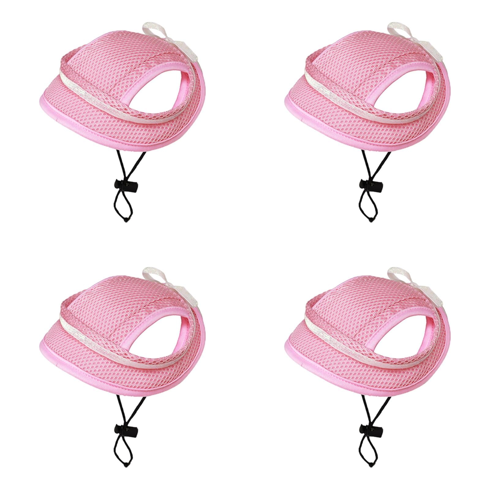 Summer New Pet Hat Breathable Sunshade Cat And Dog Hat Bow Ear Leakage