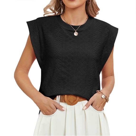 Summer New Round Neck Raglan Sleeve Solid Color Casual T-shirt Tops For Women