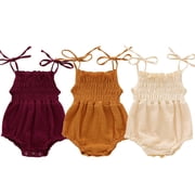 LUETHBIEZX Summer Newborn Infant Baby Girl Romper Jumpsuit Playsuit Bodysuit Outfits Set US