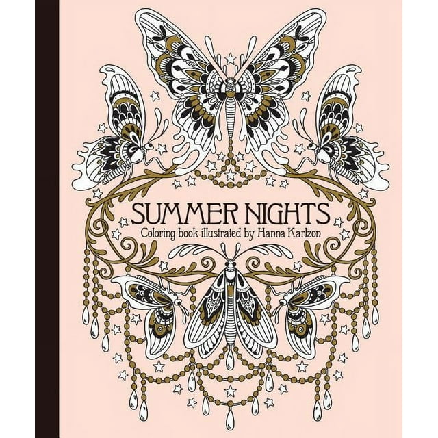 Summer Nights Coloring Book: Originally Published in Sweden as Sommarnatt, (Hardcover) - Walmart.com