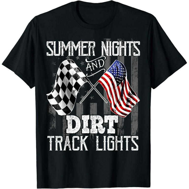 Dirt Track Racing American Flag Motorcross Racing Gift T-Shirt Dirt Track Racing American Flag Motorcross Racing Gift T-Shirt