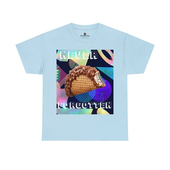 Summer Nostalgia Choco Taco Retro Graphic Tee by Strange and Cozy