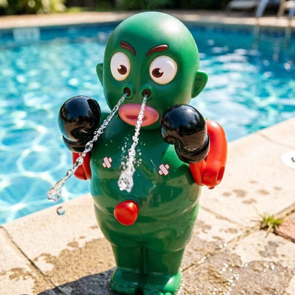 Summer Novelty Water Sprayer Toy - Boxing Character Squirt Gun for Pool, Beach & Backyard, Fun Interactive Outdoor Water Toy