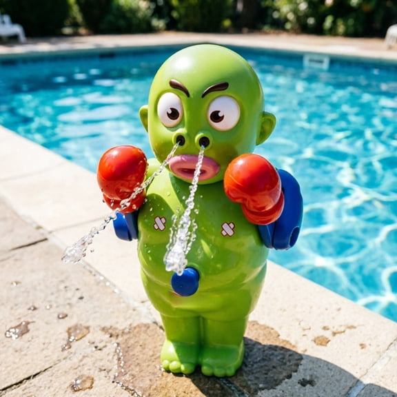 Summer Novelty Water Sprayer Toy - Boxing Character Squirt Gun for Pool, Beach & Backyard, Fun Interactive Outdoor Water Toy