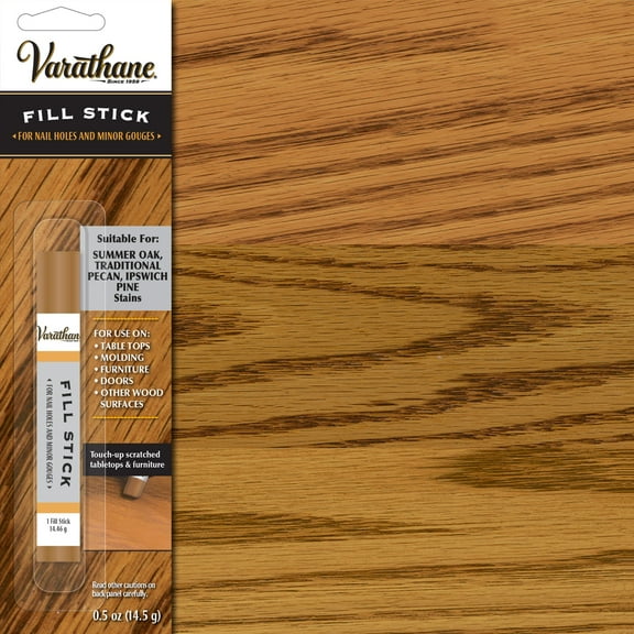 Summer Oak, Traditional Pecan, Ipswich Pine, Varathane Premium Wood Repair Fill Stick-215363, 0.5 oz