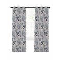 thumbnail image 1 of Summer Ocean Blackout Curtains for Bedroom Living Room, Turtle Starfish Coral Shell Linen Background 45 In Long Thermal Insulated Room Darkening Drapes Grommet Window Treatments, 52 x 45 In, 1 of 9