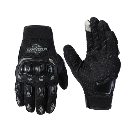 NOBRAND Gray Breathable, Full Finger Motorcycle Gloves Protection & Comfort for Motocross Racing & Outdoor Sports, 1 Piece