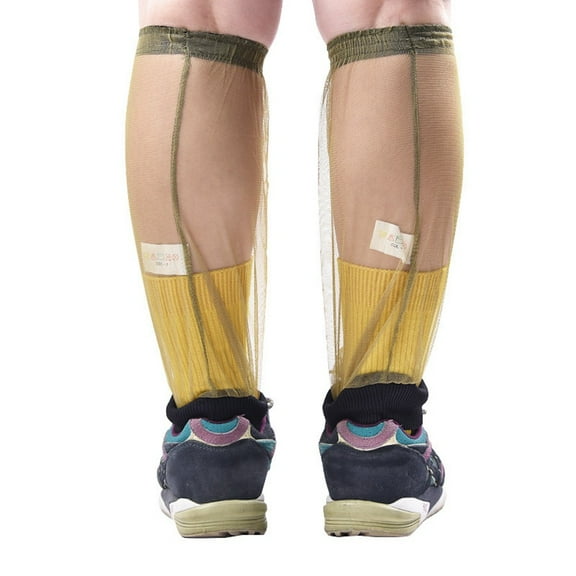Summer Outdoor Camping Anti- Bite Leggings Mesh Breathable Foot Covers
