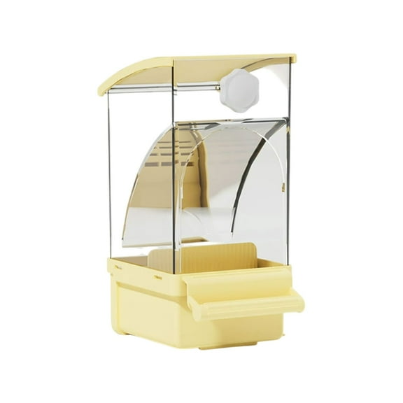 Summer Outdoor Savings Project Clearance! Kyusrd Automatic Bird Feeder Husk Separation No Blowing Shells Splashes Proof Food Box Large Capacity Feeder Food Trough