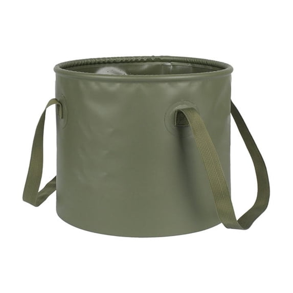 Kyusrd Bucket Camping Storage Container Folding Bucket Portable Leak-Proof Folding Foot Tub Washbasin Travel Hiking Fishing Gardening