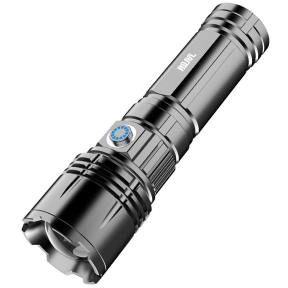 Summer Outdoor Savings Project Clearance! Kyusrd High Brightness Lamp Core With Telescopic Zoom Rechargeable and Long-lasting Battery Display Five Waterproofs Flashlight