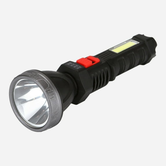 Kyusrd LED Flashlight Outdoor Long Shot Fast Portable Flashlight With COB Side Lights Flashlight