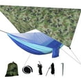 thumbnail image 1 of Kyusrd Lightweight Portable Camping Hammmock With Tent Nylon Rain Tarp With Mosquito 210T, 1 of 2