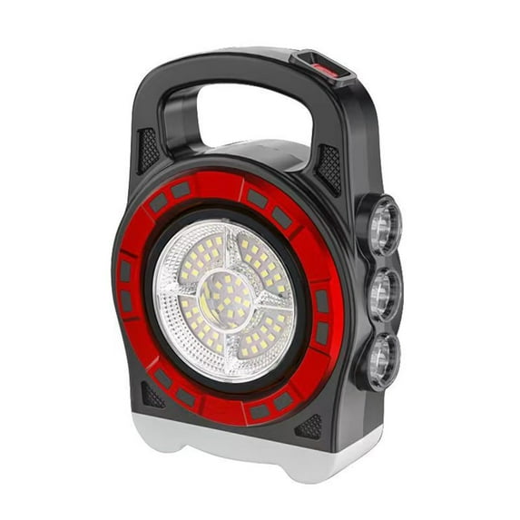 Summer Outdoor Savings Project Clearance! Kyusrd Multifunctional Searchlight Outdoor Solar Charging Treasure Strong Light Flashlight Cob Portable Lamp