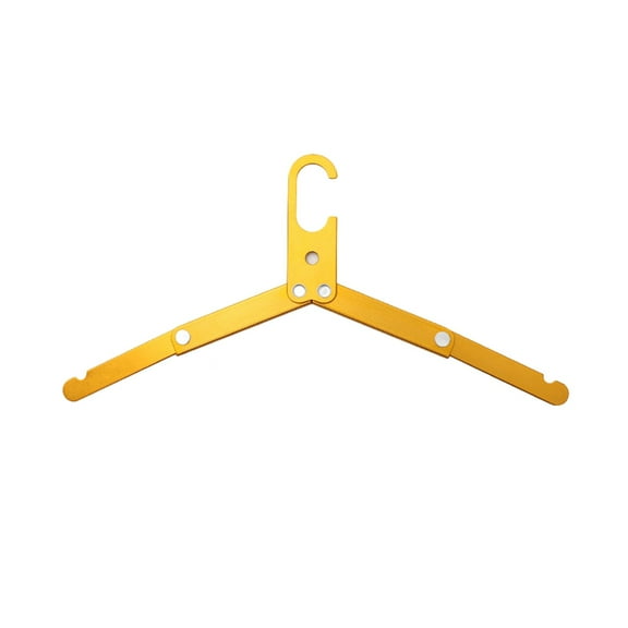 Kyusrd Outdoor Camping Aluminum Alloy Foldable Clothes Rack Portable Business Trip Drying Rack