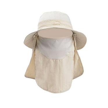 Kyusrd Outdoor Quick-Drying Sunscreen Hat Fishing Breathable Sun Hat Cover Face Hat