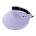 thumbnail image 1 of Kyusrd Sun Hat Sun Protection Sunshade Outdoor Travel Riding Beach Empty Sun Hat , Can Adjustment Fit Visor,With Sweatband, 1 of 8