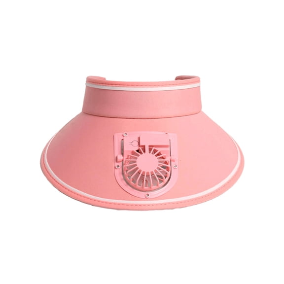 Kyusrd Sun Hat With USB Charging Fan Sun Protection Sunshade Outdoor Travel Riding Beach Empty Top Sun Hat