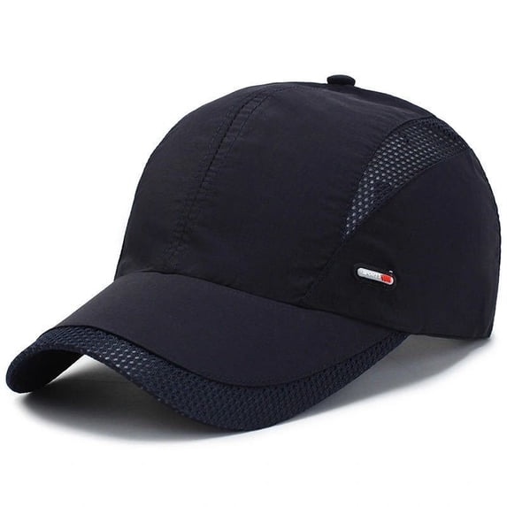Summer Outdoor Sports Quick-Drying Mesh Baseball Cap Yuda Men Cap Simple Solid Color Hat
