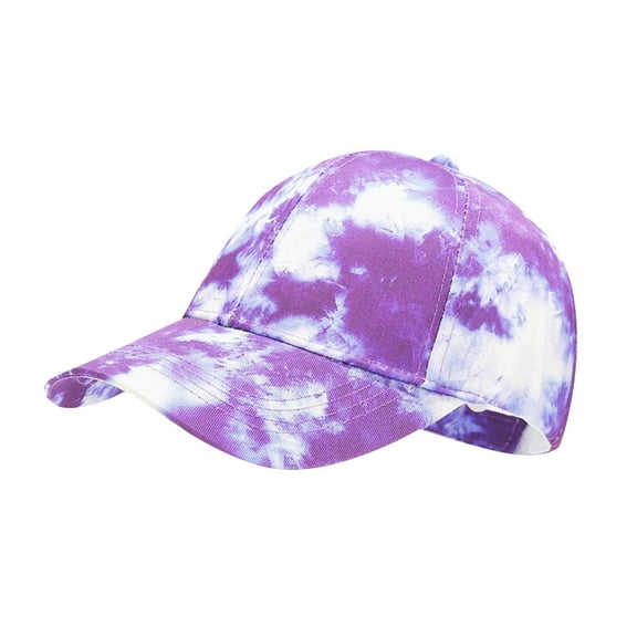 Summer Outdoor Sun 3D Printed Baseball Cap for Men and Women Adjustable Tie Dye Snapback Hat Unisex Design for All Activities