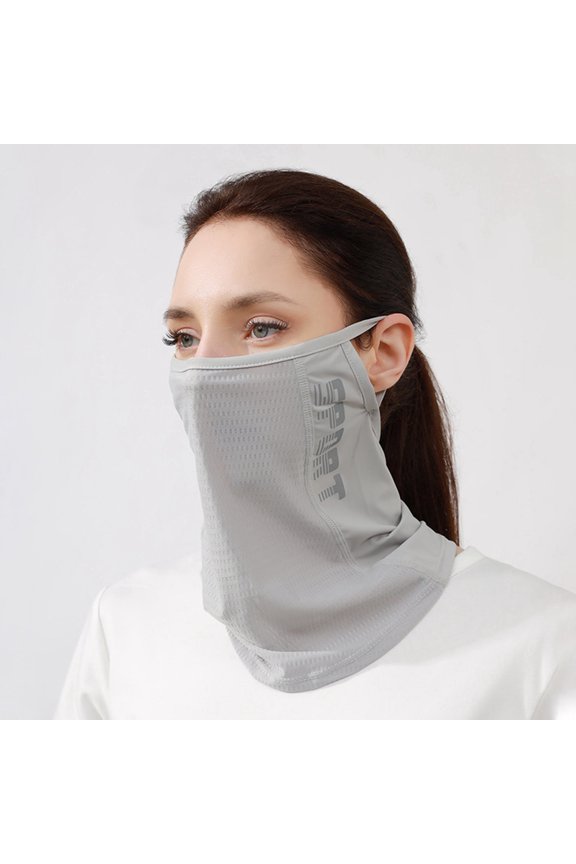 Summer Outdoor Sun Protective Scarf With Ear Hanging Design Ideal For Outdoor Activities Pair With Sun Hats Lightweight And Breathable For Effective Gaiter Trap Scarf Wrap Top Beach Scarfs Women Patio