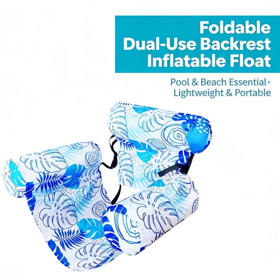 Summer Outdoor Swimming Pool Air Sofa, Portable Fast Inflatable Raft, No Air Pump