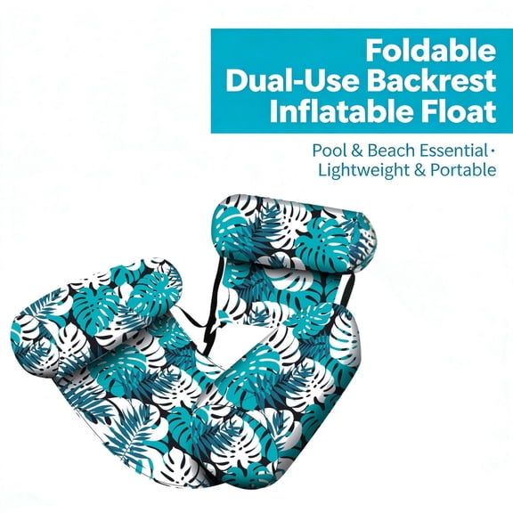 Summer Outdoor Swimming Pool Air Sofa, Portable Fast Inflatable Raft, No Air Pump