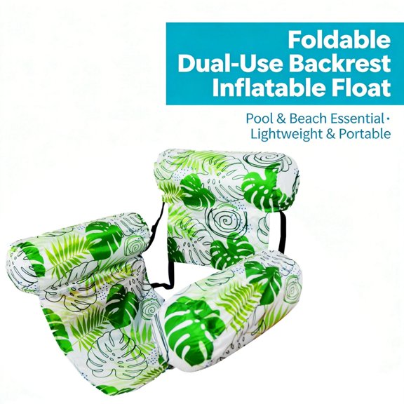 Summer Outdoor Swimming Pool Air Sofa, Portable Fast Inflatable Raft, No Air Pump