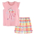 thumbnail image 1 of Summer Outfits Set for Toddlers – Cute Flower Short Sleeve T-Shirt & Pants 2Pcs Gift Set Summer 2Pcs Gift Outfits Set Girls Summer Set 2-8 Years,6-7 Years, 1 of 8