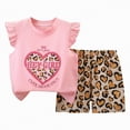 thumbnail image 1 of Summer Outfits for Toddler Boys and Girls Cotton Tank Top and Shorts 2 Piece Outfit Orange 3-6 Months, 1 of 4