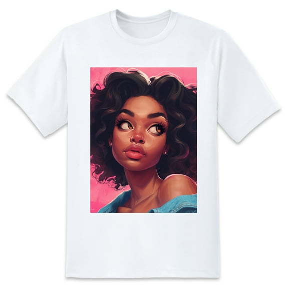 Summer Oversize African GirlsSweatshirt Soft Large T Shirts For Women Loose Brown