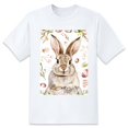 thumbnail image 1 of Summer Oversize Anthonyreed._Watercolor_Bunny_Seamless_Picture_Easter_Holiday_bbbbd-de-ac-e-faedcfSweatshirt Soft Large T Shirts For Women Loose Brown, 1 of 5