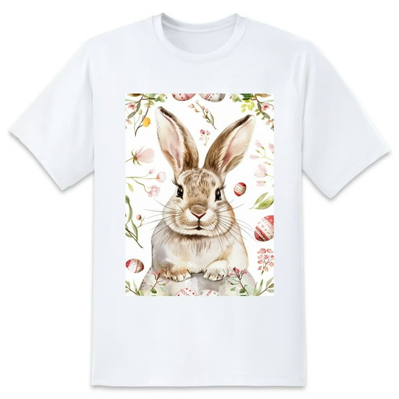 Summer Oversize Anthonyreed._Watercolor_Bunny_Seamless_Picture_Easter_Holiday_bbbbd-de-ac-e-faedcfSweatshirt Soft Large T Shirts For Women Loose Brown
