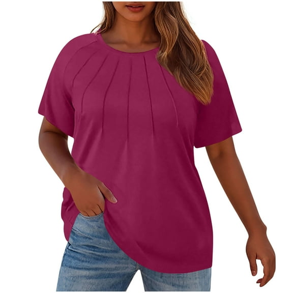 Summer Oversize Shirts for Womens 2025 Fashion Casual Solid Color Lock V-neck Sleeveless Top