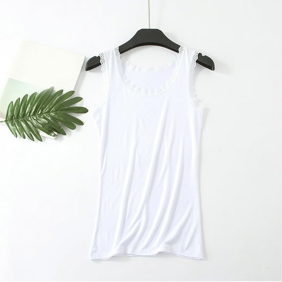 Summer Oversize Tank Tops for Women Comfy Underwear Spaghetti Strap Women's Tank Top Sleeveless Crew Neck Basic Essentials Home Cloth Sleep Wear Plus Size L-XXXXL