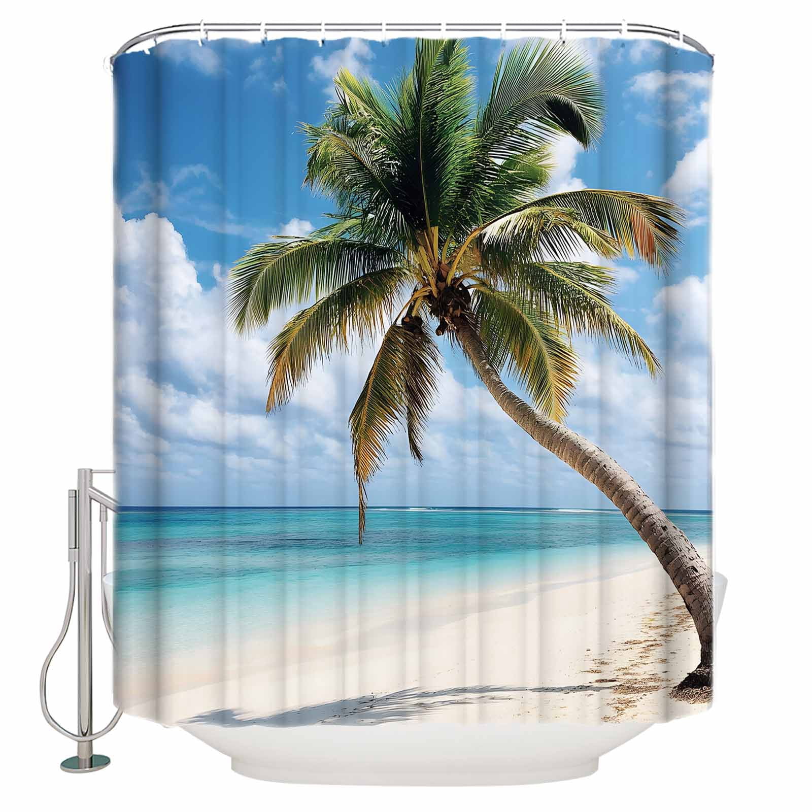 Palm Tree Shower Curtainnull