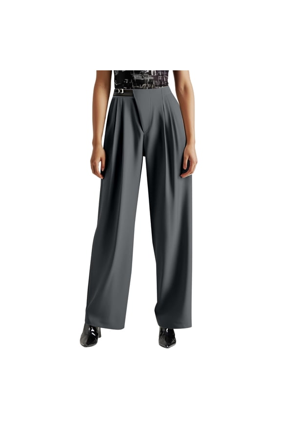 Summer Pants for Women Chinos Pants for Women Slim Fit Running Sweatpants Business Casual Maternity Clothes with Color Casual Tie Waist Yoga Juniors Dress Work Grey L