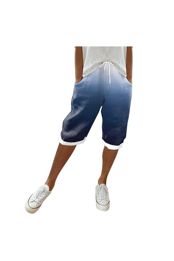 Summer Pants for Women Color Pocket Straight Tube Loose Stretch Yoga Pants Color Contrast Solid V Leggings for Women plus Size Bottoms Loose Sweats Wool Track Travel Wide Leg White S