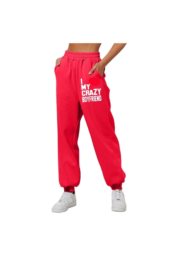 Summer Pants for Women Elastic Drawstring Pant Song Maternity Pants Womens Loose Fit Casual Plaid Fashion Pajamas for Women Suit Sequin Straight Leg Trouser Work 70s Red S