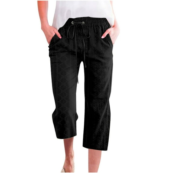 Summer Pants for Women Gymnast Warm Ups Long Sweatpants Women Trouser Pant Winter Sweats Womens Sporty Football Leggings Pants for Work Linen Womens Linen Pajamas Tall Yoga Leggings Casual Black S