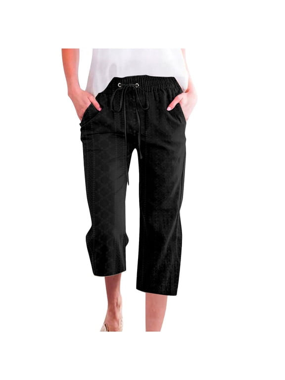 Summer Pants for Women Gymnast Warm Ups Long Sweatpants Women Trouser Pant Winter Sweats Womens Sporty Football Leggings Pants for Work Linen Womens Linen Pajamas Tall Yoga Leggings Casual Black S