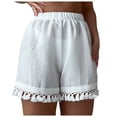 thumbnail image 1 of Summer Pants for Women Leopard Print Knit Dress Pants for Women Extra Long Dress Tall Dressy Casual Yoga Stretch Womens Winter Outdoor Running Gear Lounging White XL, 1 of 6