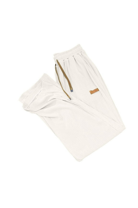 Summer Pants for Women Linen Pants Womens Casual Womens Fall Clothes Long Pant Jumpsuits for Women Casual Stretch Dress plus with Pockets Work Yoga Peg Leg Trousers Beige 4XL