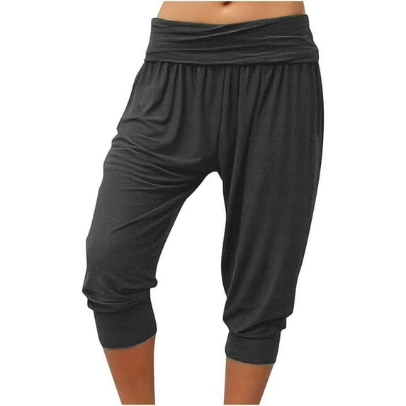 Summer Pants for Women Pants Color Casual Tie Waist Yoga Linen Women Wide Leg Loose Leg for Ladies Sweatpants Tall Casual Yoga 2x Pant Dressy Woven Straight Linen Dark Gray XL